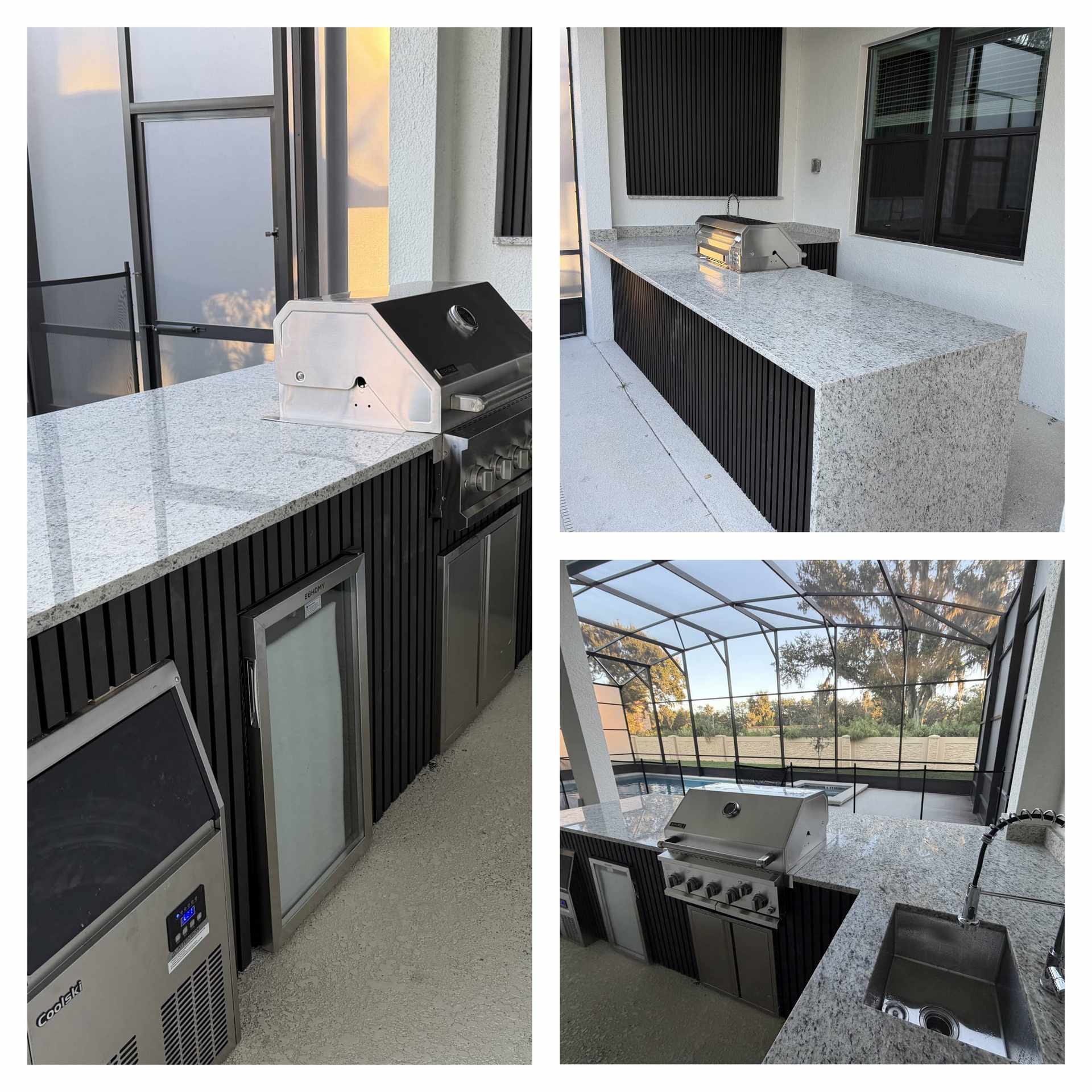 Outside Kitchen Remodeling Project