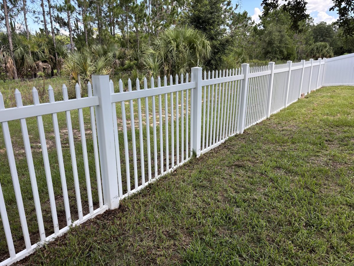 Vinyl Picket Fence